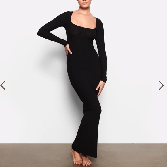 SKIMS Black Maxi Dress - Picture 2 of 8
